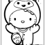 hello kitty coloring pages cute and