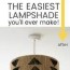 the easiest diy jute lampshade you ll