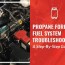 forklift propane fuel system