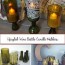 wine bottle candle holder tutorial