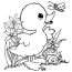 free baby duck coloring pages download