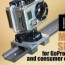 diy micro camera slider for gopro hero