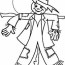 printable scarecrow coloring pages for kids