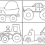 trucks coloring page for kids free