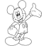 mickey mouse outline drawing clip art