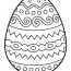 easter egg coloring page free