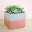 diy stained concrete planter persia lou
