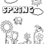 spring coloring pages pictures