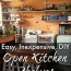 how to build cheap open kitchen shelves