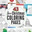 43 best free christmas coloring pages