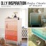 diy ombre chest drawers