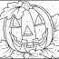 halloween pumpkin coloring page