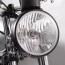 motorcycle headlight ece black ns 2209e