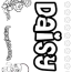 daisy coloring pages hellokids com