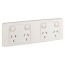 electric quad switch socket outlet