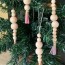 wooden bead christmas ornaments