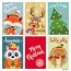 christmas card collection with animals