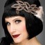 deluxe flapper headband with beads