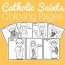 catholic saints coloring pages the