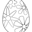 free printable easter egg template and