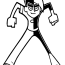 danny phantom coloring pages free