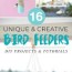 16 diy bird feeders that actually look