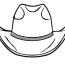 download cowboy hat coloring pages