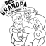 best grandpa printable coloring page