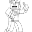 100 minecraft coloring pages print or