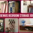 15 genius bedroom storage ideas