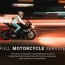 full motorcycle service website mockup