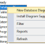 diagrams in localdb using ssms they