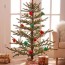 4 ft lighted country christmas tree