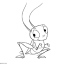 grasshopper coloring pages mulan