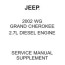 jeep wg grand cherokee 2002 service