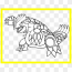 264 linoone pokemon coloring page