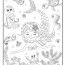 free mermaid coloring pages for