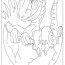 free t rex coloring pages book for