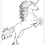 free realistic unicorn coloring pages