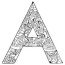 abc alphabet letter coloring pages