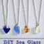 sea glass necklace dollar store crafts