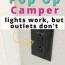 pop up camper electrical outlets not