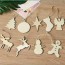 wooden carved christmas ornaments wood