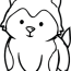 husky puppy coloring page free