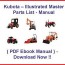 kubota bx1500d tractor parts manual