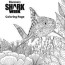 shark week coloring page the latest