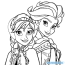 elsa frozen coloring pages only