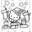 10 best hello kitty christmas coloring