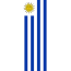 drapeau uruguay portrait flag 3