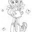 fluttershy is a girl coloring pages my